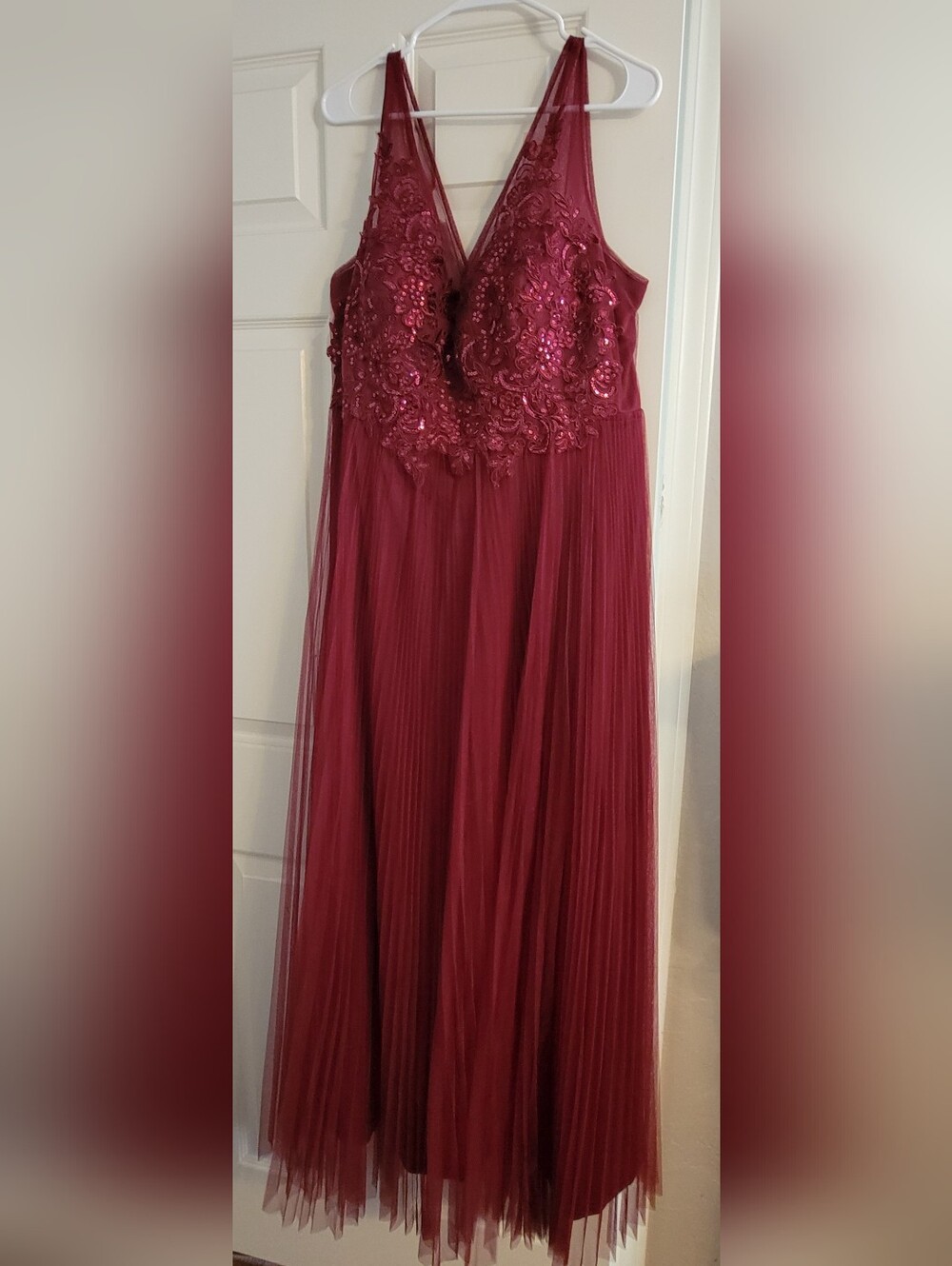 Ever Pretty Elegant Chiffon A-Line Floor Length Sleeveless Evening Gown Sz 16 4x